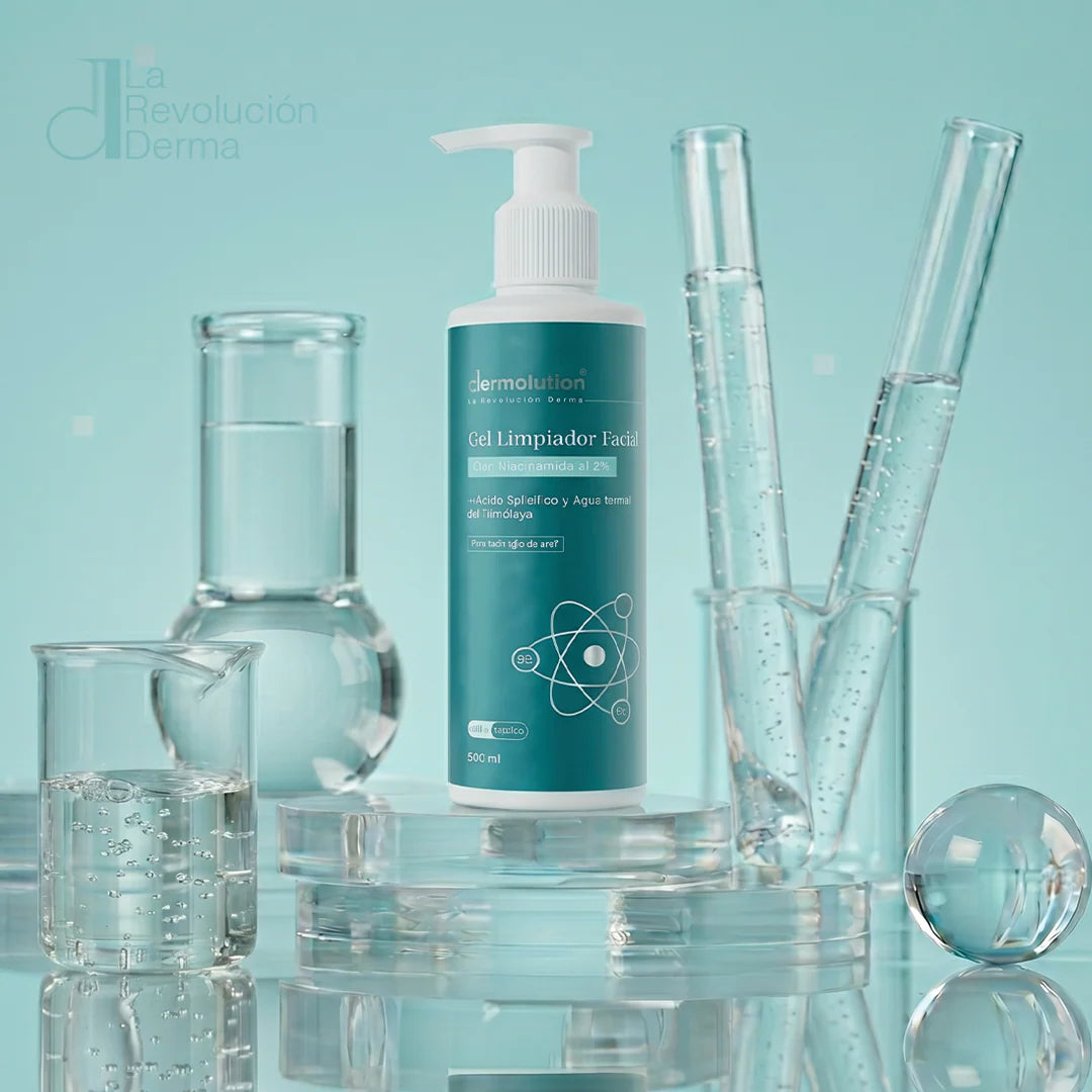 Gel Limpiador con Niacinamida 2% + Ácido Salicílico + Agua Termal del Himalaya