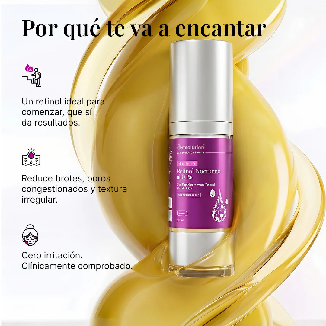 Suero Nocturno de Retinol (0.1% Retinol Encapsulado)