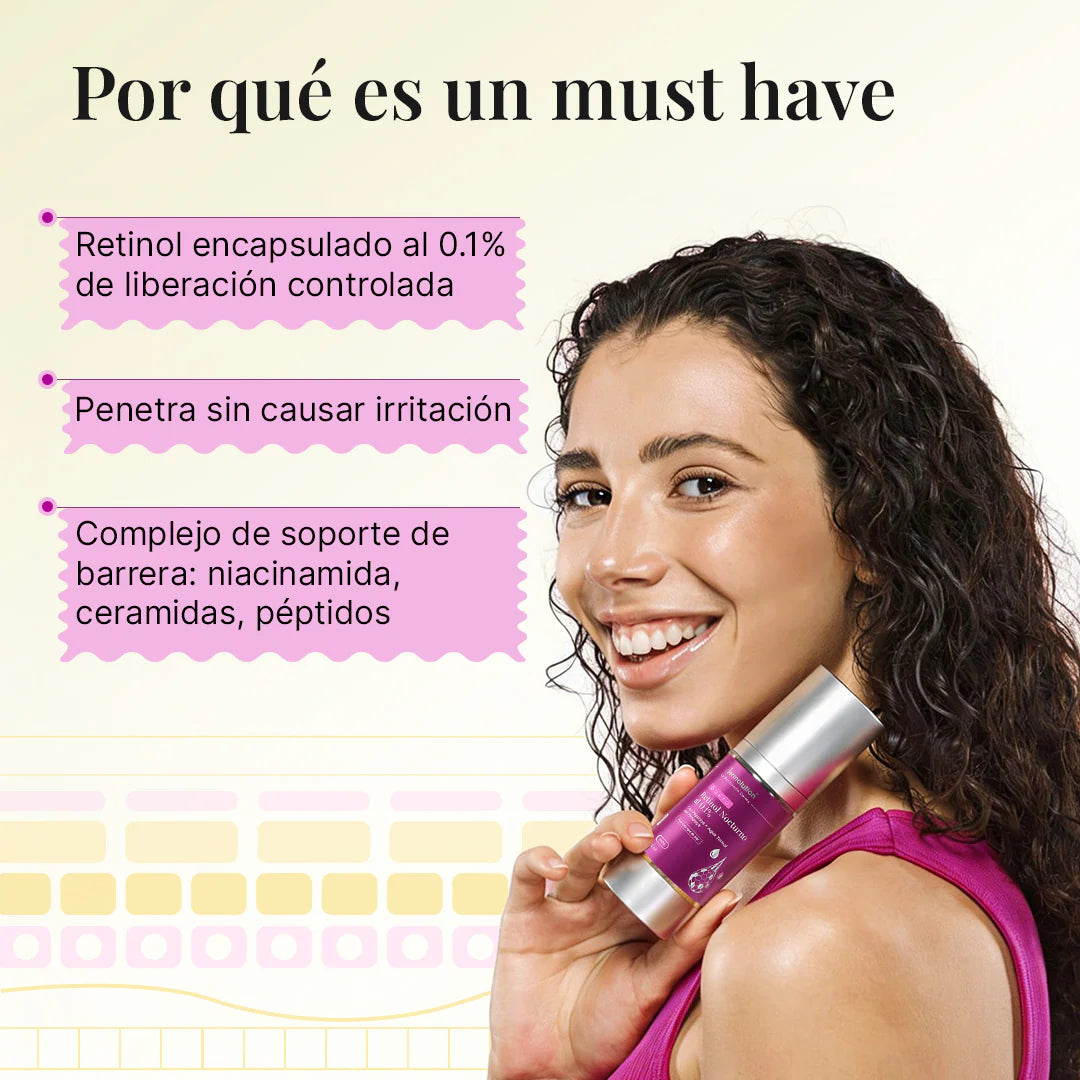 Suero Nocturno de Retinol (0.1% Retinol Encapsulado)