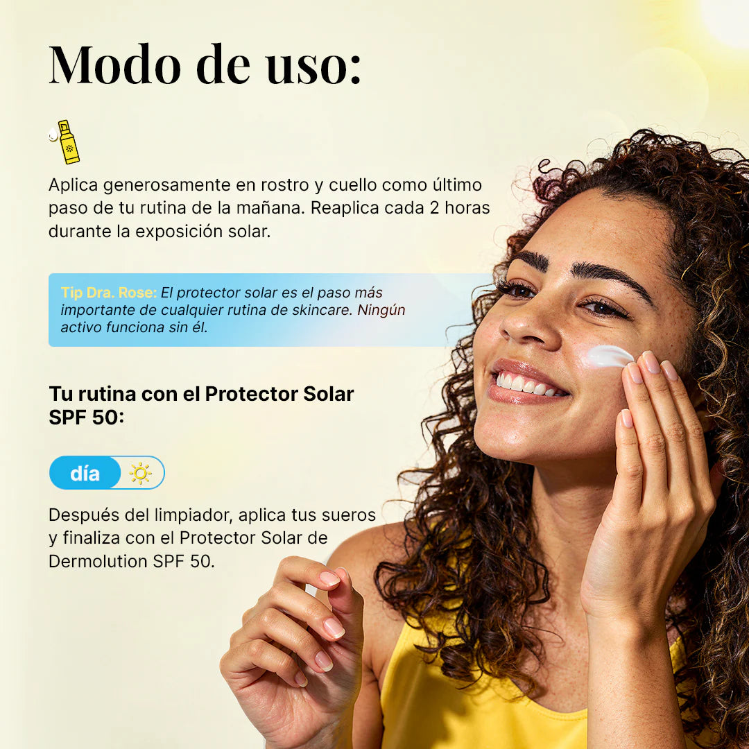 Protector Solar FPS 50 PA++++ con Ectoína + Antioxidantes