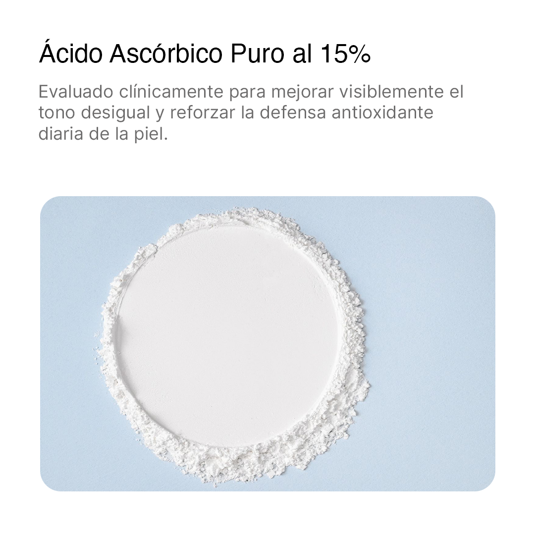 Suero de Vitamina C 15% Con Ácido Hialurónico