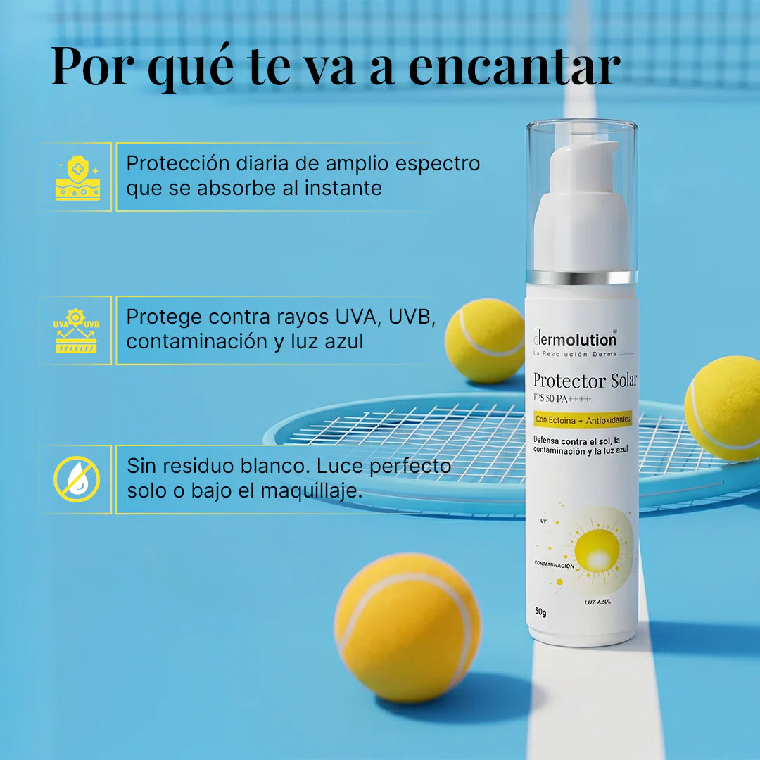 Protector Solar FPS 50 PA++++ con Ectoína + Antioxidantes