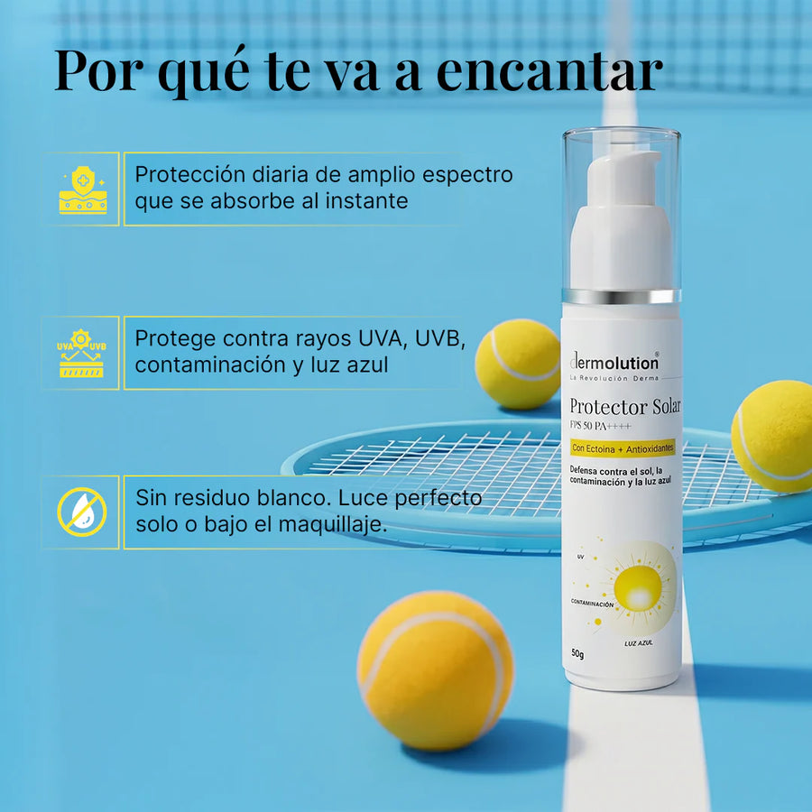 Protector Solar FPS 50 PA++++ con Ectoína + Antioxidantes