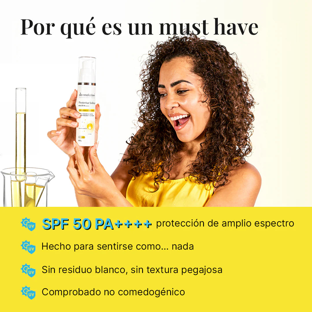 Protector Solar FPS 50 PA++++ con Ectoína + Antioxidantes